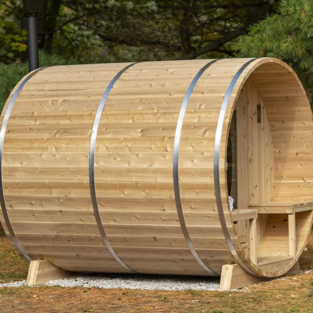 Dundalk Leisurecraft Canadian Timber Serenity Barrel Sauna | 4 Persons - Green Vista Living