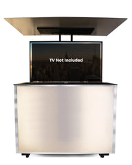 MirageVision 55" Outdoor TV Premium Lift Cabinet - Green Vista Living