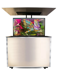 MirageVision 50" Outdoor TV Premium Lift Cabinet - Green Vista Living