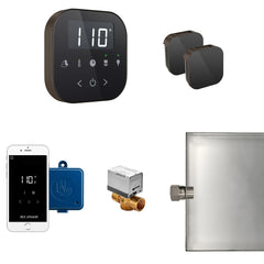 Mr. Steam AirButler Max Steam Shower Control Package with AirTempo Control and Aroma Glass SteamHead - Green Vista Living