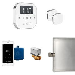 Mr. Steam AirButler Max Steam Shower Control Package with AirTempo Control and Aroma Glass SteamHead - Green Vista Living