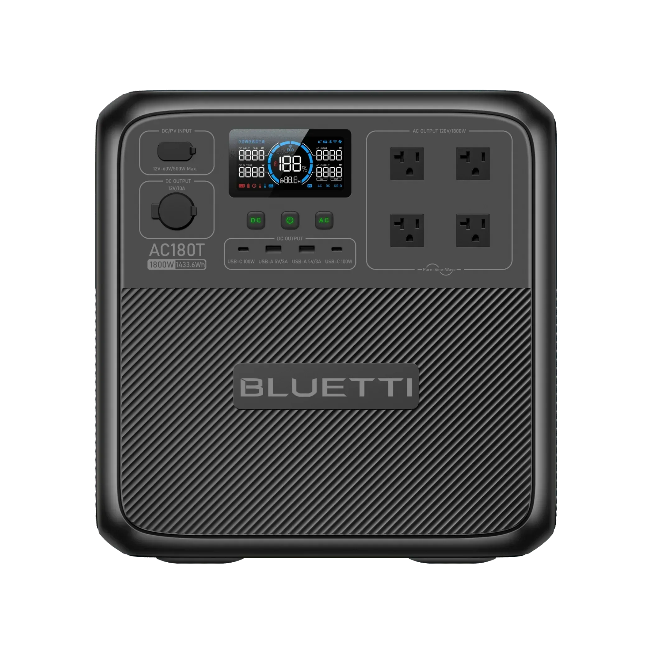 BLUETTI Pioneer MD (AC180T) Portable Power Station | 1,800W 1433Wh - Green Vista Living