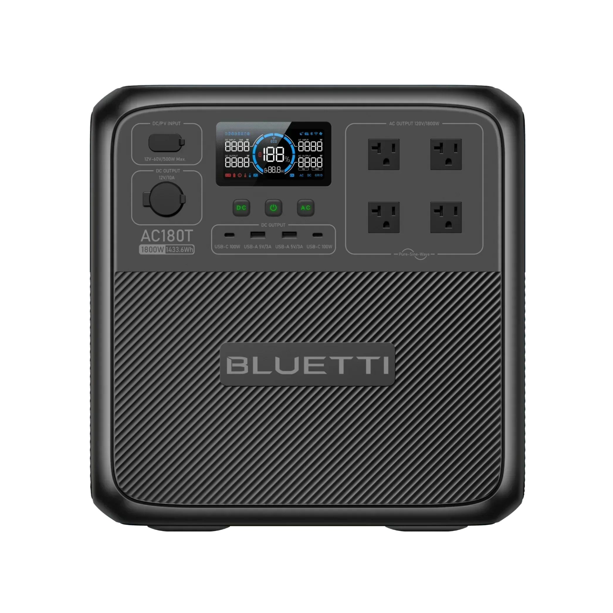 BLUETTI Pioneer MD (AC180T) Portable Power Station | 1,800W 1433Wh - Green Vista Living