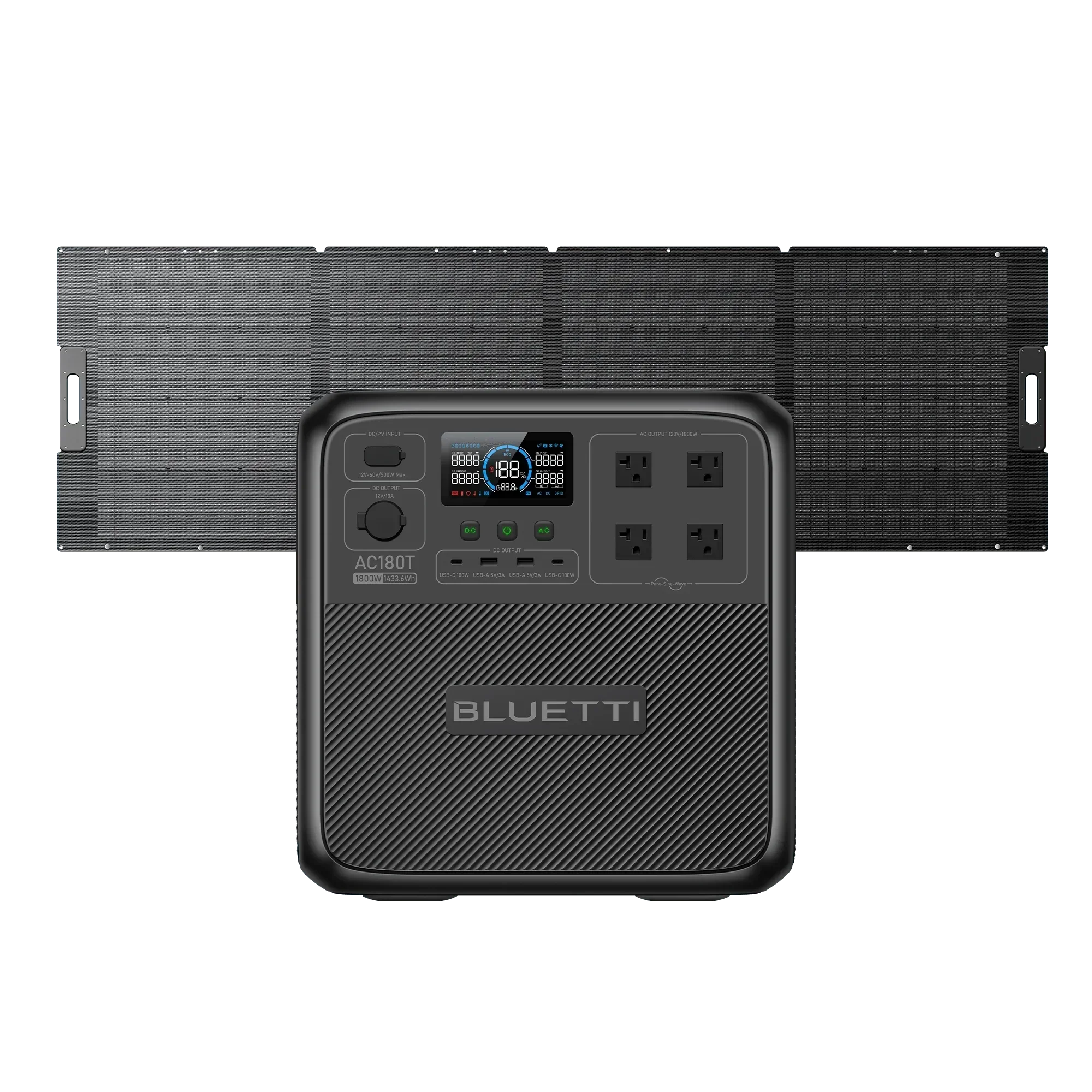 BLUETTI Pioneer MD (AC180T) Portable Power Station | 1,800W 1433Wh - Green Vista Living