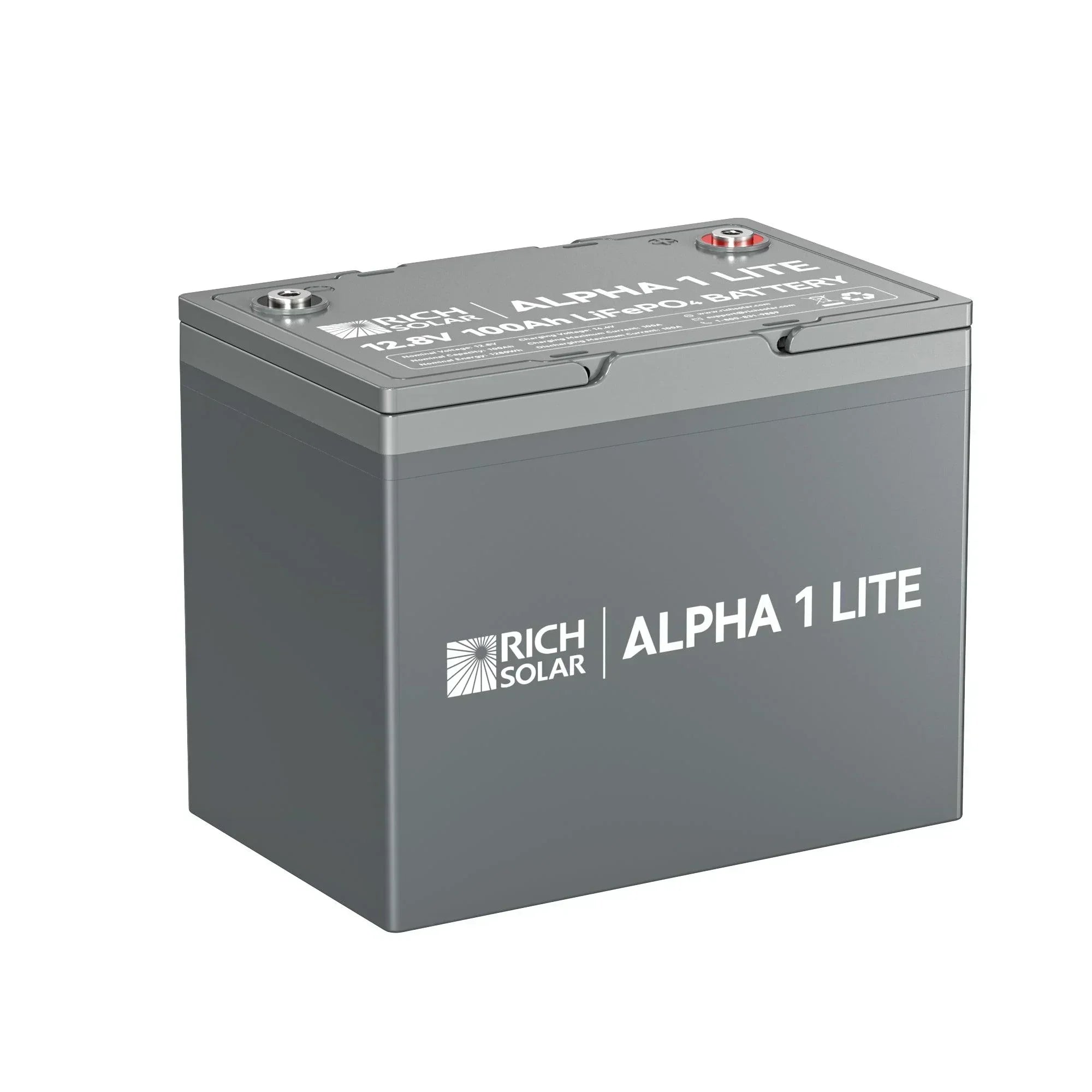 ALPHA 1 LITE | 12V 100Ah LiFePO4 Battery | Lightweight 12V Lithium Battery for RVs, Trailers, Vans, Boats, Off-Grid | 4,000 Lifetime Cycles | Best Value - Green Vista Living