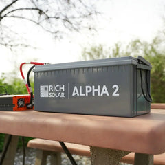 ALPHA 2 | 12V 200Ah LiFePO4 Battery | Powerful 12V Lithium Battery for RVs, Trailers, Vans, Boats, Off-Grid | 5,000 Lifetime Cycles | Bluetooth and Internal Heat Technology - Green Vista Living