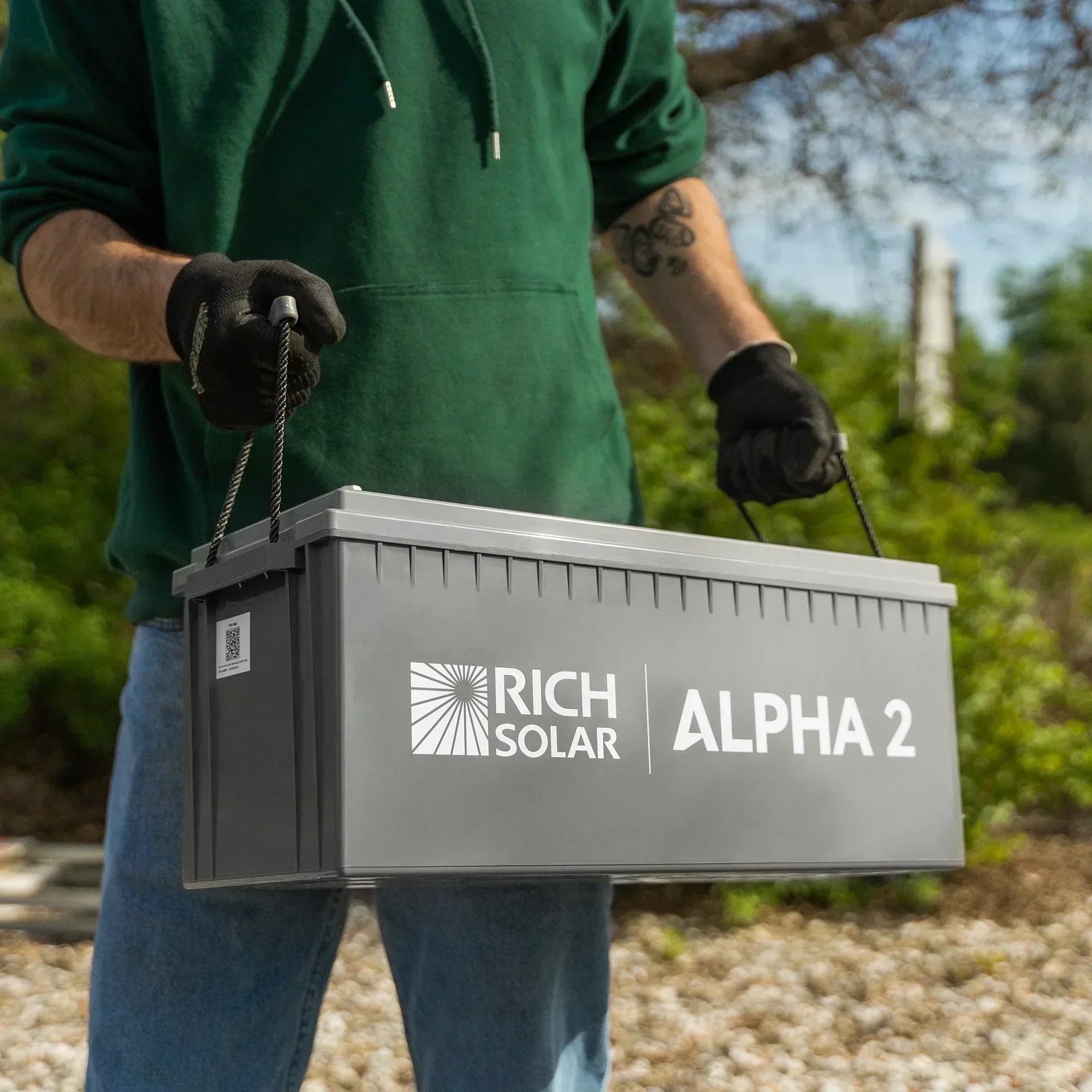 ALPHA 2 | 12V 200Ah LiFePO4 Battery | Powerful 12V Lithium Battery for RVs, Trailers, Vans, Boats, Off-Grid | 5,000 Lifetime Cycles | Bluetooth and Internal Heat Technology - Green Vista Living