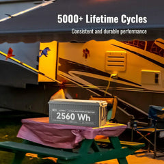 ALPHA 2 | 12V 200Ah LiFePO4 Battery | Powerful 12V Lithium Battery for RVs, Trailers, Vans, Boats, Off-Grid | 5,000 Lifetime Cycles | Bluetooth and Internal Heat Technology - Green Vista Living