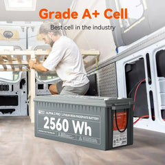 ALPHA 2 PRO | 12V 200Ah LiFePO4 Battery | Premium 12V Lithium Battery for RVs, Cabins, Tiny Homes | 7,000 Lifetime Cycles | 10 Year Warranty | UL1973 Certified - Green Vista Living