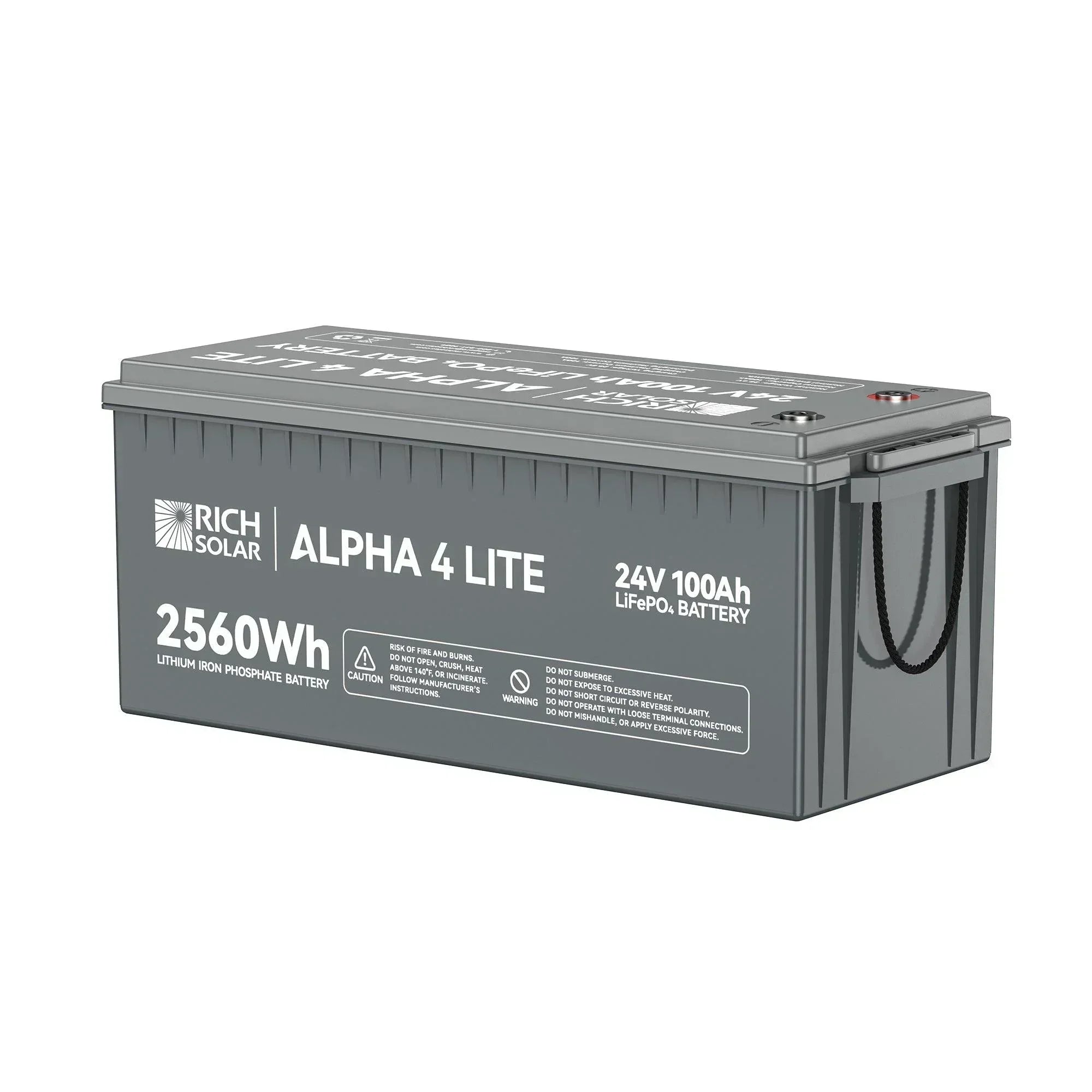 ALPHA 4 LITE | 24V 100Ah LiFePO4 Battery | Fast-Charging 24V Lithium Battery for RVs, Trailers, Vans, Boats, Off-Grid, Backup | 4,000 Lifetime Cycles | Best Value - Green Vista Living