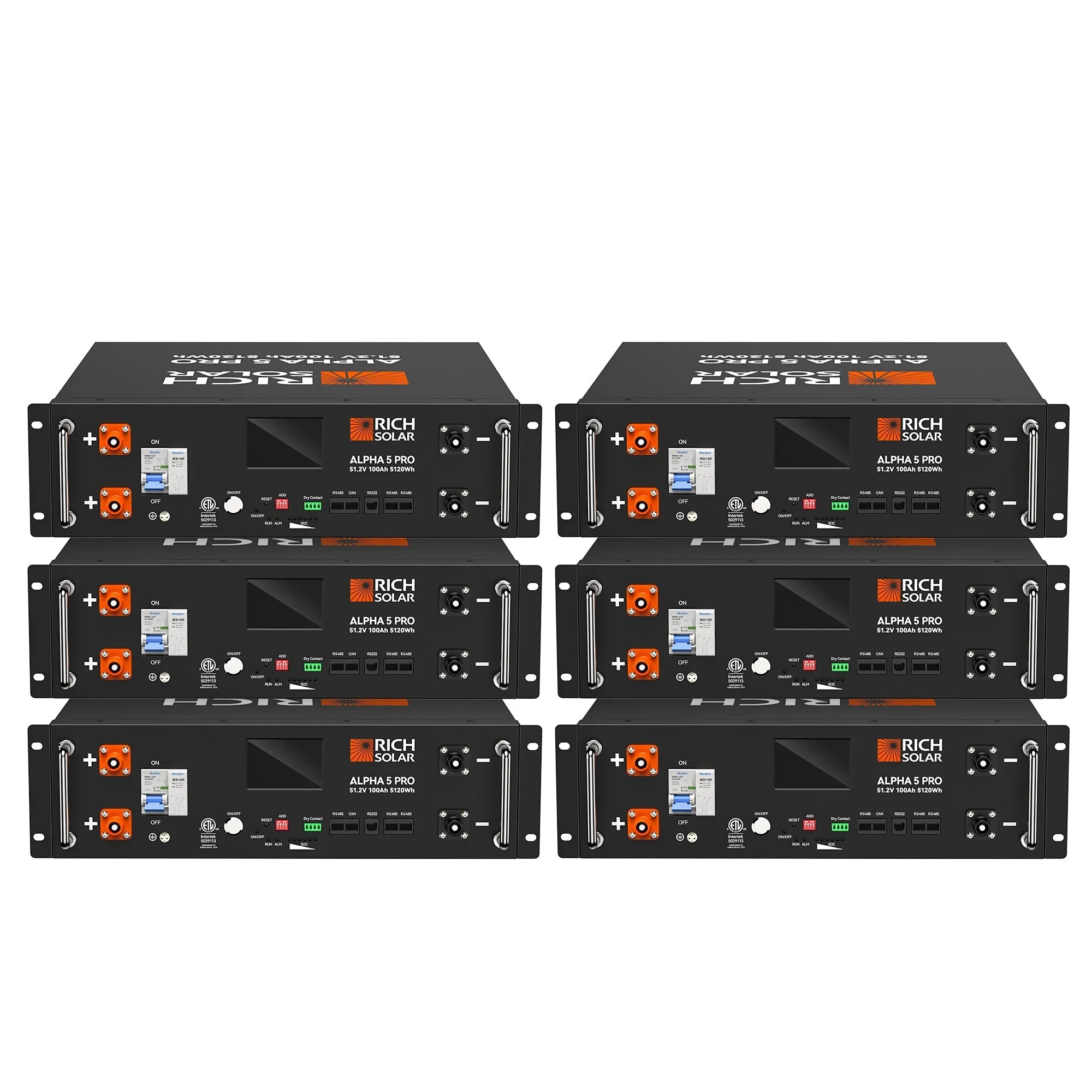 ALPHA 5 PRO 51.2V 100Ah LiFePO4 Battery Premium 48V Server Rack Lithium Battery for Residential, Commercial, RVs, Off-Grid - Green Vista Living