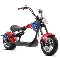 LinksEride M1P Citycoco 2000W 60V 30Ah Full Suspension Fat Tire Lithium Electric Scooter - Green Vista Living