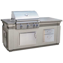 AOG 30" L-Series Island Bundle (75"w x 35"d x 36"h) - Model #: IP30LB-CGD-75SM