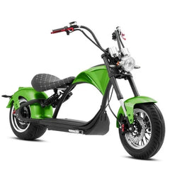 LinksEride M1P Citycoco 2000W 60V 30Ah Full Suspension Fat Tire Lithium Electric Scooter - Green Vista Living