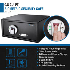 Barska 0.79 Cu. ft Biometric Security Safe