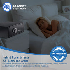 Barska 0.79 Cu. ft Biometric Security Safe