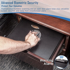 Barska 0.23 Cu. ft Top Opening Biometric Security Safe