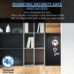 Barska 1.45 Cu. ft Biometric Security Safe