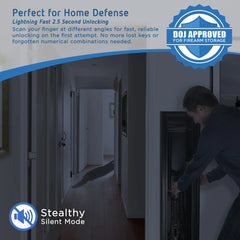 Barska 1.83 Cu. ft Biometric Safe, DOJ Approved