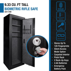 Barska 9.34 Cu. ft Biometric Safe
