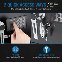 Barska 1.1 Cu. ft Keypad Depository Safe