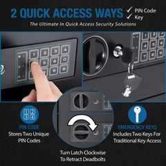 Barska 0.56 Cu. ft Keypad Depository Safe