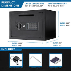 Barska 0.56 Cu. ft Keypad Depository Safe