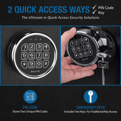 Barska FV3000 FireVault Fireproof Keypad Safe