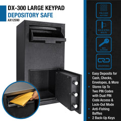 Barska DX300 1.72 Cu. ft Keypad Depository Safe