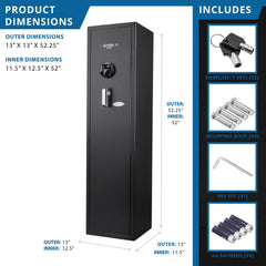 Barska HQ900 Biometric Keypad Safe