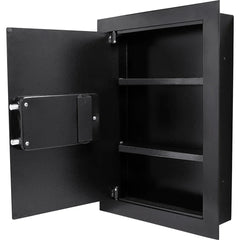 Barska 0.52 Cu. ft Black Biometric Wall Saf