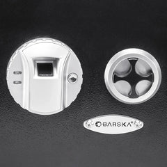 Barska 0.52 Cu. ft Black Biometric Wall Saf