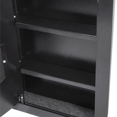 Barska 0.52 Cu. ft Black Biometric Wall Saf