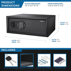 Barska 1.2 Cu. ft Digital Keypad Security Safe