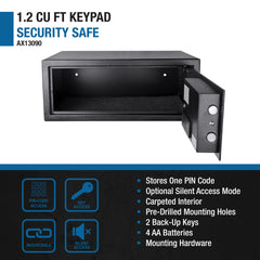 Barska 1.2 Cu. ft Digital Keypad Security Safe