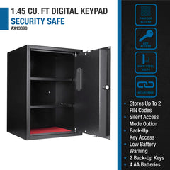 Barska 1.45 Cu. ft Digital Keypad Security Safe