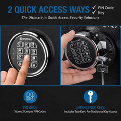 Barska FV400 FireVault Fireproof Keypad Security Safe