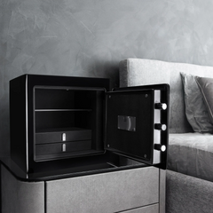 Barska 1.01 Cu. ft Keypad Fireproof Jewelry Safe, Black
