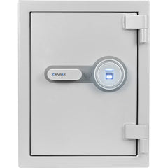 Barska 1.64 Cu. ft Biometric Fireproof Security Safe, Grey