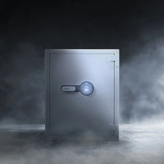 Barska 4.48 Cu. ft Biometric Fireproof Security Safe, White