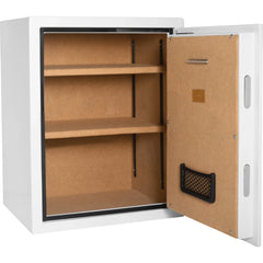 Barska 4.48 Cu. ft Biometric Fireproof Security Safe, White