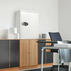 Barska 736 Capacity Adjustable Key Cabinet Digital Keypad Wall Safe
