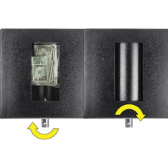 Barska 2.58/4.68 Cu. ft Dual Compartment Rotary Hopper Keypad Depository Safe