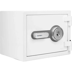 Barska 0.75 Cu. ft Biometric Fireproof Security Safe, White