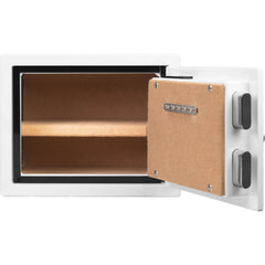 Barska 0.75 Cu. ft Biometric Fireproof Security Safe, White