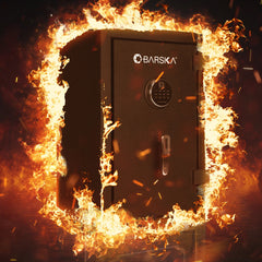Barska 2.02 Cu. ft Biometric Keypad Fire Resistant Safe