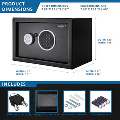 Barska 0.41 Cu. ft Digital Keypad Security Safe