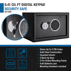 Barska 0.41 Cu. ft Digital Keypad Security Safe