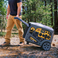 FIRMAN Power Equipment Gas Inverter Portable Generator 6650/5300 Watt 120/240V CO Alert