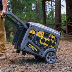 FIRMAN Power Equipment Gas Inverter Portable Generator 6850/5500 Watt Remote Start 120/240V CO Alert